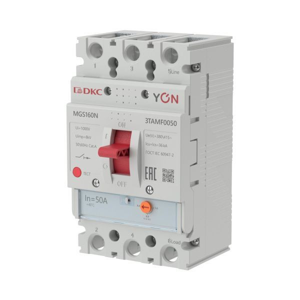 Авт. выкл. YON MGS160 3P 40-50A 36kA