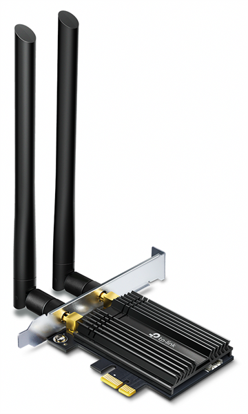 TP-Link Archer TX50E, AX3000 Dual Band Wi-Fi 6 Bluetooth PCI Express Adapter