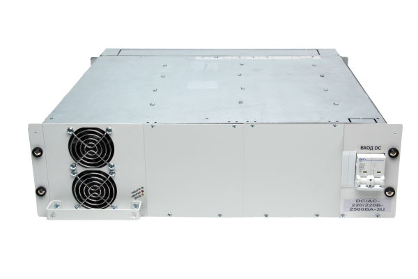 Корпус для монтажа инвертора DC/AC-12000-48(60) 3U-23 (-РА; -BRS; -РГ)