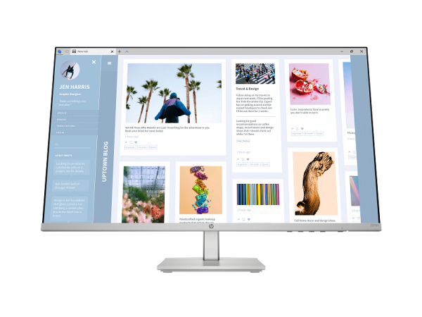 HP Series 5 27 inch - 527sh Monitor 1920x1080 FHD, 16:9, IPS, 300 cd/m2, 5 ms, 178°/178°, 2xHDMI, VGA, 100 Hz, Tilt, HAS, Vesa