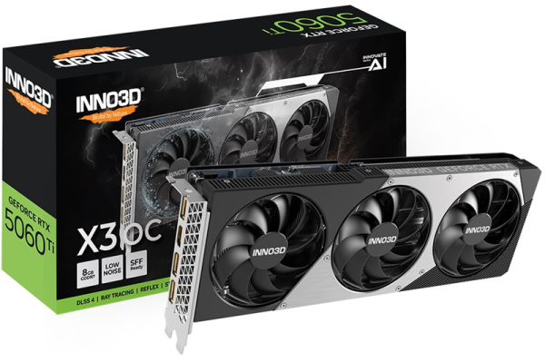 INNO3D RTX 5060 Ti X3 OC//RTX5060Ti, HDMI, DP*3, 8G,D7