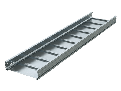 Лоток листовой неперфорированный 200x1000, лонжерон 2 мм, L 6 м