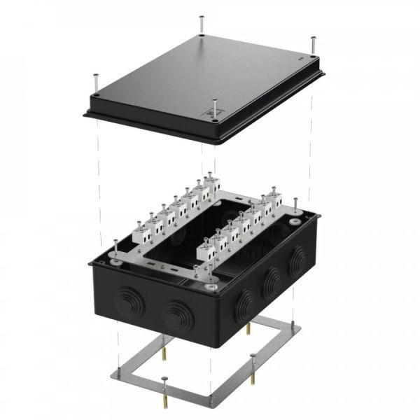 Коробка огнестойкая для о/п 40-0330-FR2.5-28 Е15-Е120 RAL9005 260х175х90 (7 шт/кор)