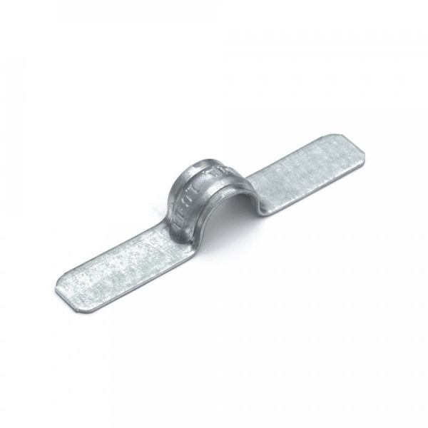 Скоба металлическая двухлапковая СМД d10-11 мм для монтажного пистолета (без отверстий) (100шт/2200шт уп/кор)