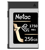 Netac CF2000 CFexpress™ PCIe Gen 3x2 Type B cards 256GB, R/W up to 1750MB/1650MB/s