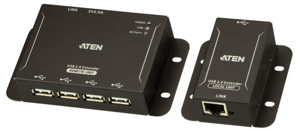 ATEN 4-Port USB 2.0 CAT 5 Extender (up to 50m)