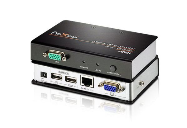 USB VGA Cat 5 KVM-оборудование Extender (1280 x 1024@150m)