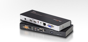 ATEN USB VGA/Audio Cat 5 KVM Extender with Deskew (1280 x 1024@300m)