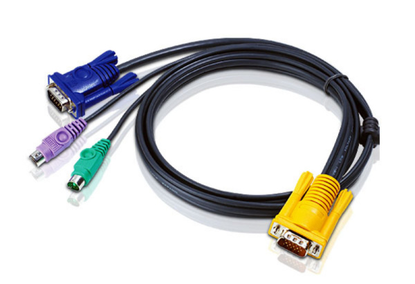 ATEN CABLE SP15 M(Y)-- HD15M/MINIDIN6M, 1.8m