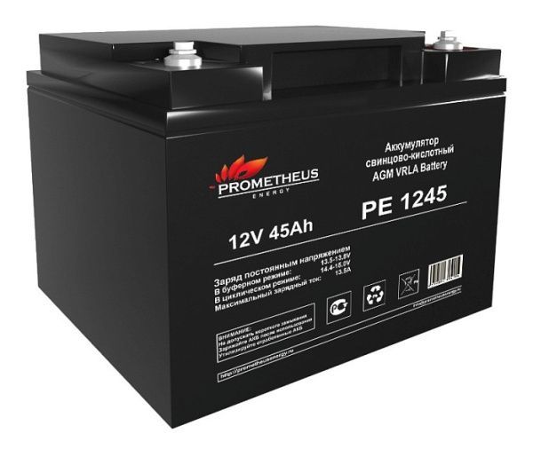 Prometheus Energy аккумулятор свинцово-кислотный PE 1245