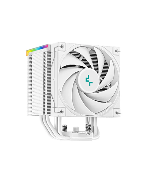 DEEPCOOL AK500 DIGITAL WH LGA20XX/1700/1200/115X/AM5/AM4 (9шт/кор, TDP 240W, PWM, Fan 120mm, 5 тепл. трубок, Copper Base, белый) RET