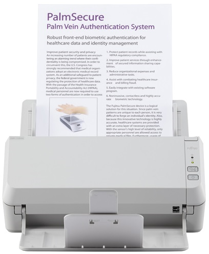 Ricoh scanner SP-1130N (Офисный сканер, 30 стр/мин, 60 изобр/мин, А4, двустороннее устройство АПД, USB 3.2, Gigabit Ethernet, светодиодная подсветка) аналог Fujitsu SP-1130N