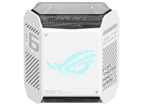 ASUS GT6(W-1-PK) // AX10000 // 1 pack  // 574 + 4804Mbps, 2,4 + 5 gGz, white