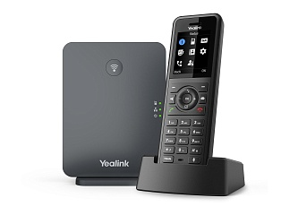 YEALINK W77P (база W70B+трубка W57R) до 10 SIP-аккаунтов, до 10 трубок на базу, до 20 одновременных вызовов, шт