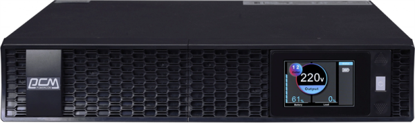 Powercom Next, On-Line, 2000VA/2000W, Rack/Tower, 8*IEC320-C13 + 2*C19, LCD, Serial+USB, SmartSlot, подкл. доп. Батарей (2027228)