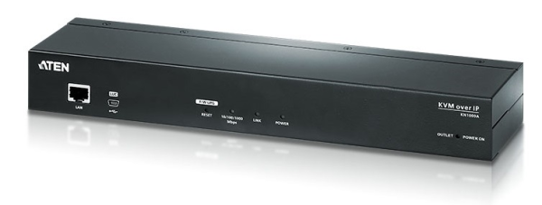 ATEN Single Port KVM over IP Switch with Single Port Power Switch