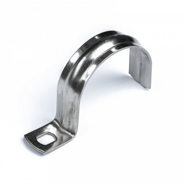 Скоба металлическая однолапковая СМО(INOX) d31-32 мм (10 шт/уп)