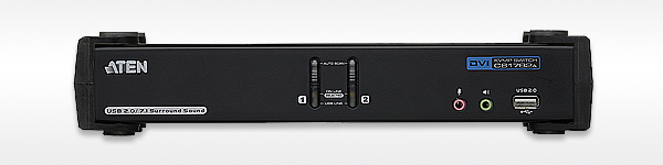 ATEN 2-Port USB DVI Dual Link/CH7.1 Audio KVMP™ Switch