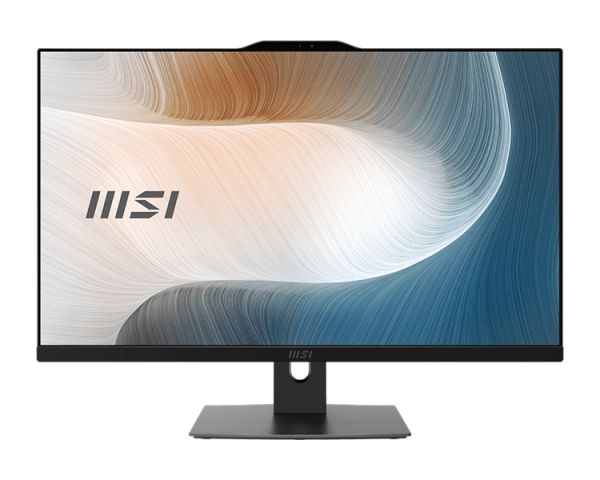 MSI Modern AM272P 1M AiO 27" FHD (1920x1080)IPS AG Non-touch, Core i3-100U (1.2GHz), 16GB DDR5(2x8GB),512GB SSD M.2,Intel UHD,WiFi,BT,camera,WirelessKB&mouse Eng/Rus,NoOS,1y w-ty,Black