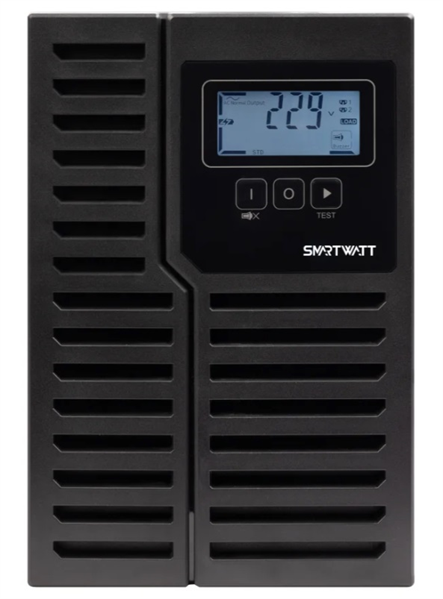 SMARTWATT ИБП Онлайн, мощность 1000/900 ВА/Вт, напольный, LCD дисплей, управляемые розетки, IEC13 - 4 шт.