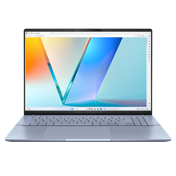ASUS Vivobook S16 S5606CA-RI174W Intel Core Ultra 5  225H /1.7 GHz LPDDR5X/32GB 1TB PCIE G4 SSD./Intel Arc/16.0" OLED WQXGA+ BEND GLARE NON-TOUCH,400NITS(120HZ)WIN11 HOME/1.30 kg/Mist Blue