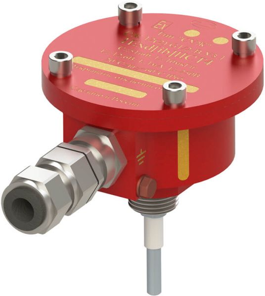 Сигнализатор уровня жидкости с маркировкой взрывозащиты 1Exd[ib]IIСT4 с кабельным вводом