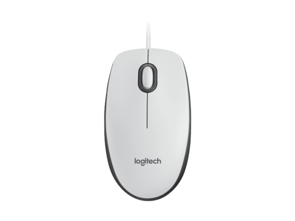 Logitech Mouse M100, White, USB, 1000dpi, [910-006764]