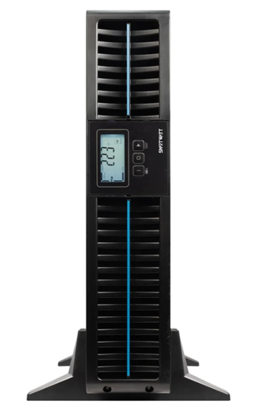 SMARTWATT ИБП Онлайн, мощность 1000/900 ВА/Вт, стоечный/напольный, LCD дисплей, управляемые розетки, IEC13 - 8 шт.