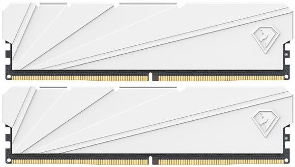 Netac Shadow S 16GB (2x8GB) DDR4-3600 (PC4-28800) C18 18-22-22-42 1.35V XMP Dual DIMM Kit White