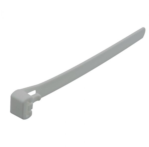 Многоразовая хомут-стяжка 200 х 7,5 мм (серая) (50 шт/500 шт уп/кор)