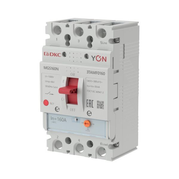 Авт. выкл. YON MGS160 3P 128-160A 36kA