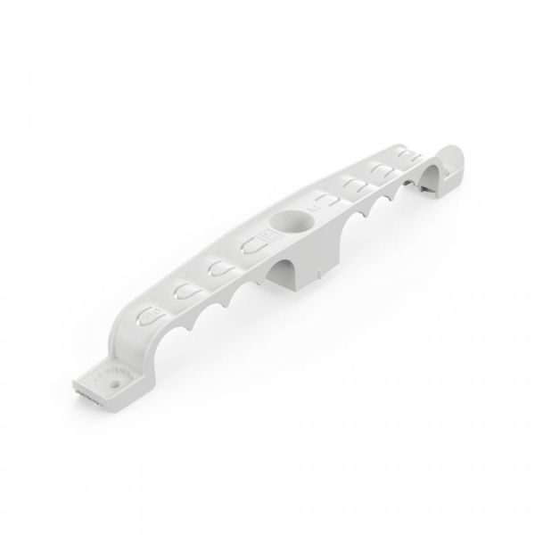 Держатель труб для прямого монтажа двусторонний на 8 мест серый d16 (25шт/150шт уп/кор) Держатель труб для прямого монтажа двусторонний на 8 мест серый d16 (25шт/150шт уп/кор)