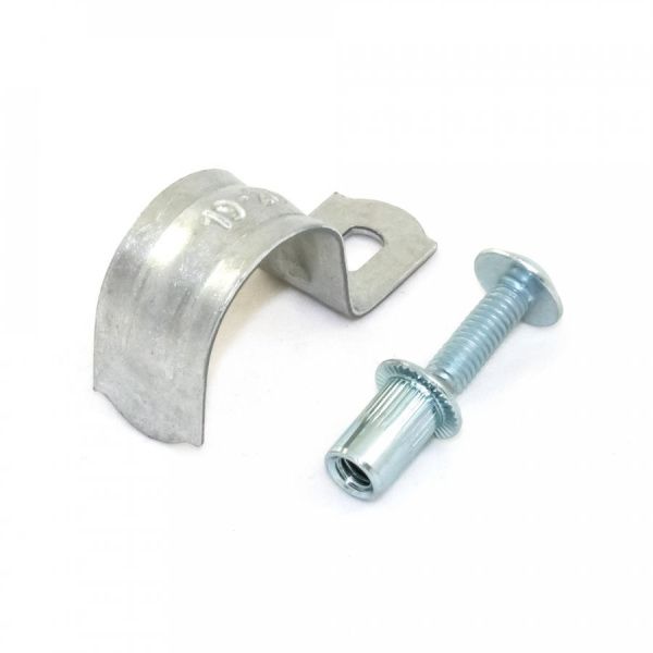 Комплекты для крепления ОКЛ с использованием винта, заклепки и скобы СМО d21-22 мм (100 шт)