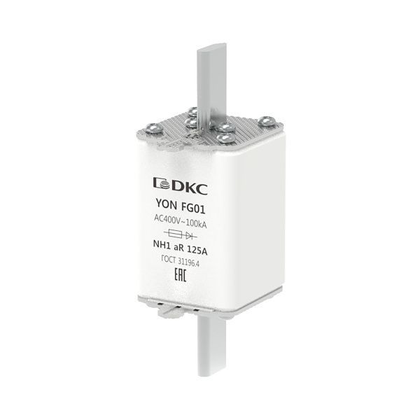 Предохранитель YON ножевого типа FG1 125А 400V характеристика aR