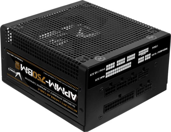 Formula V Line APMM-750BM, 750W, ATX3.1/PCIe5.1, APFC, 80+ Bronze, 12cm Fan, Full Modular