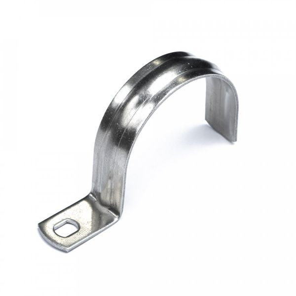 Скоба металлическая однолапковая СМО(INOX) d48-50 мм (10 шт/уп)