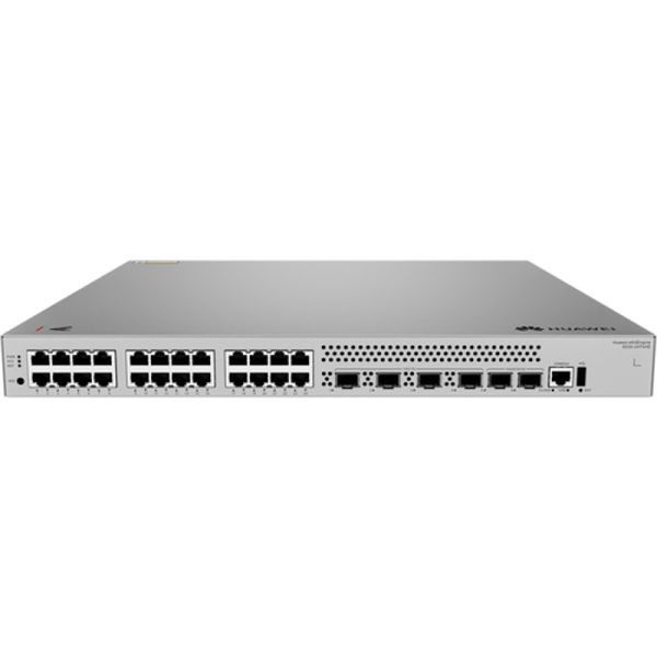 HUAWEI eKit S530-24T4XE (L3, 24*10/100/1000BASE-T ports, 4*10GE SFP+ ports, 2*10GE stack ports, with 1*AC power module)