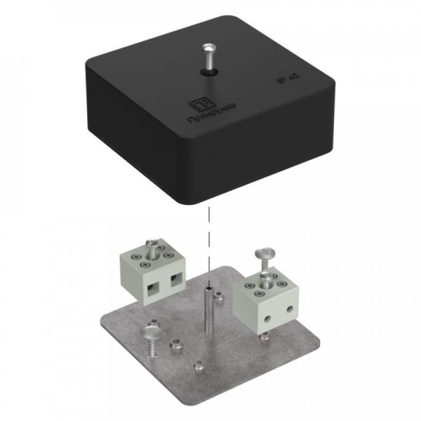 Коробка огнестойкая для кабель-канала 40-0450-FR6.0-4 Е15-Е120 RAL9005 75х75х30 (87 шт/кор)