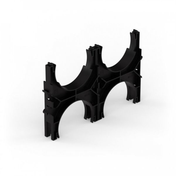 Кластер для двустенных труб d110 мм, двойной, двухсторонний (40 шт/кор)