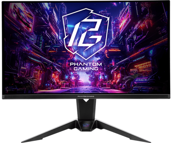 ASROCK 27" PGO27QFV OLED  2560x1440 0,03 ms GTG 250cd 360Hz HDR 400 VESA HAS Tilt HDMI*2 DP HAS Swivel Pivot Type C MM black