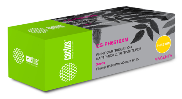 Cactus CS-PH6510XM 106R03694 пурпурный (4300стр.) для Xerox Phaser 6510/WC6515