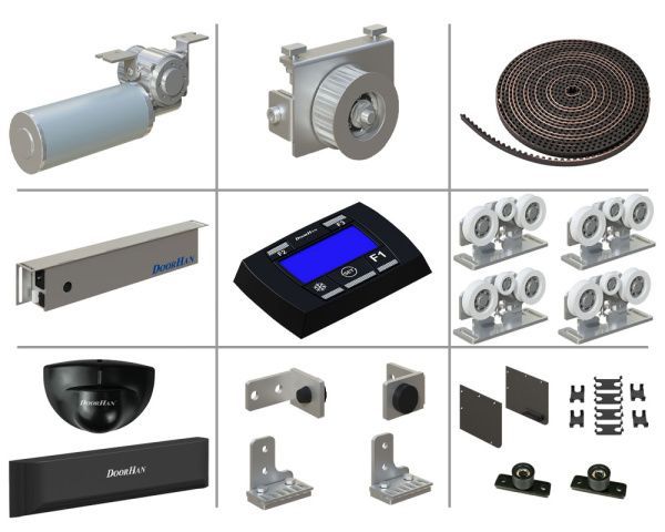 DOORHAN Комплект привода для раздвижных дверей на две створки, AD-SP