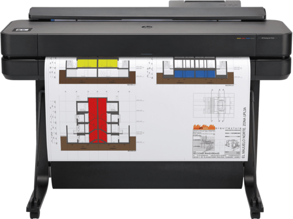 HP DesignJet T650 Printer (36",4color,2400x1200dpi,1Gb, 25spp(A1),USB/GigEth/Wi-Fi,stand,media bin,rollfeed,sheetfeed,tray50(A3/A4), autocutter,GL/2,RTL, repl. 5ZY62A/5HB10A (5HB10D#B19))