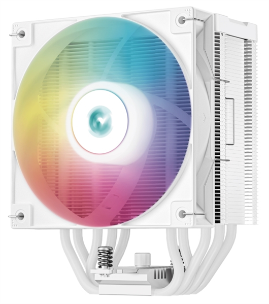 DEEPCOOL AG500 DIGITAL WH ARGB LGA1700/1200/115X/AM5/AM4 (9шт/кор, TDP 240W, PWM, ARGB Fan 120mm, 5 тепл. трубок, белый) RET