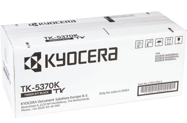 Kyocera Тонер-картридж TK-5370K для ECOSYS MA3500cifx/MA3500cix/PA3500cx чёрный (7000 стр.)