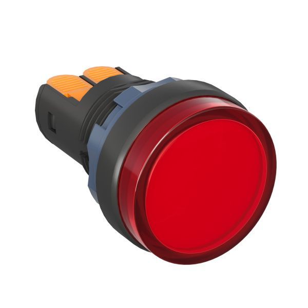 Сигнальный индикатор со встроенным диодом 220В, красный, зажим Plug-In