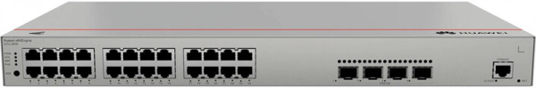 HUAWEI eKit S310-24P4X (L2+, 24*10/100/1000BASE-T ports(400W PoE+), 4*10GE SFP+ ports, built-in AC power)