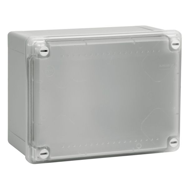 Коробка ответвит. с гладкими стенками и матовой крышкой, IP56,120х80х50мм