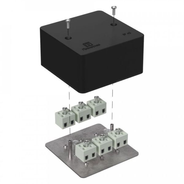 Коробка огнестойкая для кабель-канала 40-0460-FR2.5-12 Е15-Е120 RAL9005 85х85х45 (44 шт/кор)