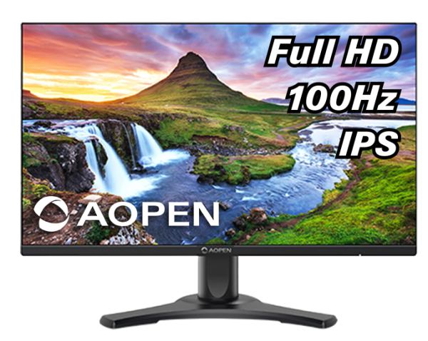 27'' AOPEN 27CL2Ebmirx IPS, 1920x1080, 1 / 5ms, 250cd, 100Hz, 1xVGA + 1xHDMI(1.4) + Audio in/out, Speakers 2Wx2, FreeSync, H.Adj. 110   (by ACER)